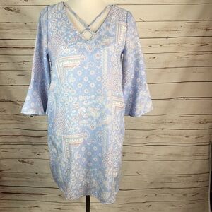 Altar’d State Bell Sleeve Boho Dress Small‎
